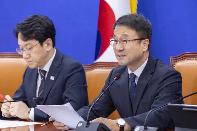 <b>한병도</b> “<b>인사청문</b> 추석 전 마무리…신상털기 단호 대응”