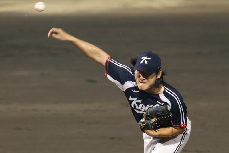 KBO ‘넘버 원’ <b>곽빈</b>, 항저우 아쉬움 딛고 5연패 선봉장 ‘우뚝’