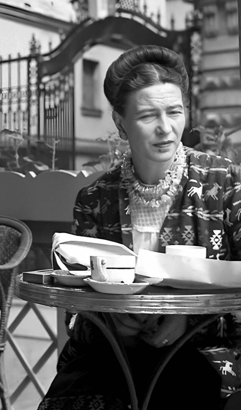 프랑스 작가이자 철학자 시몬 드 보부아르(1908~1986). 위키미디어 코먼스