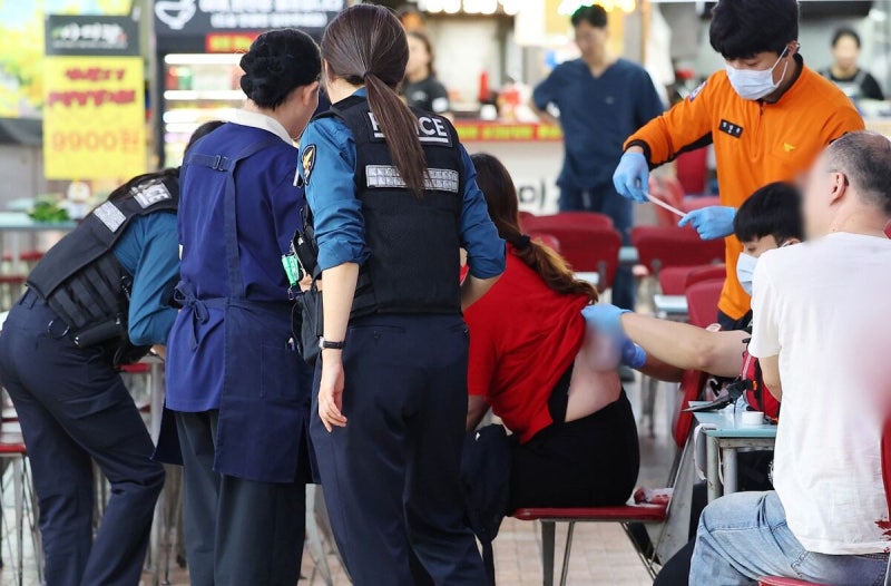 <b>인천 구월동</b> 상가서 ‘<b>흉기 난동</b>’…1명 심정지·7명 부상