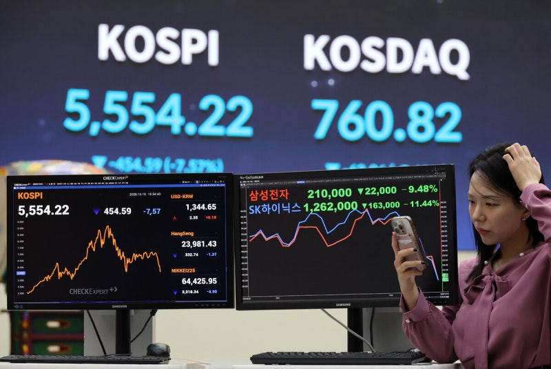 AI 거품론, ‘닷컴 버블’ 재림인가…코스피, 7거래일 연속·총 20.7% 폭락