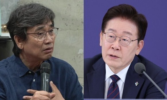 <b>유시민</b>, 이 대통령 향해 “<b>윤석열</b>처럼 자기 집 해체하고 있다”