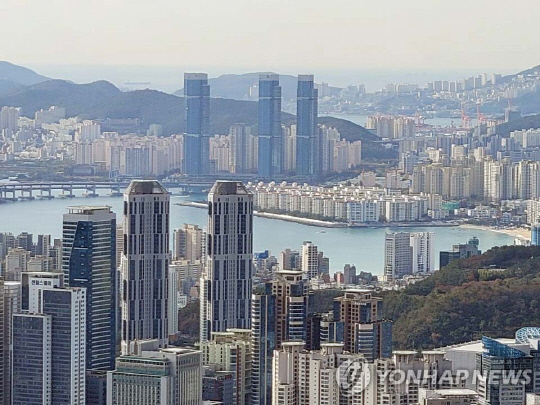 부산시 전경 [연합누스]    