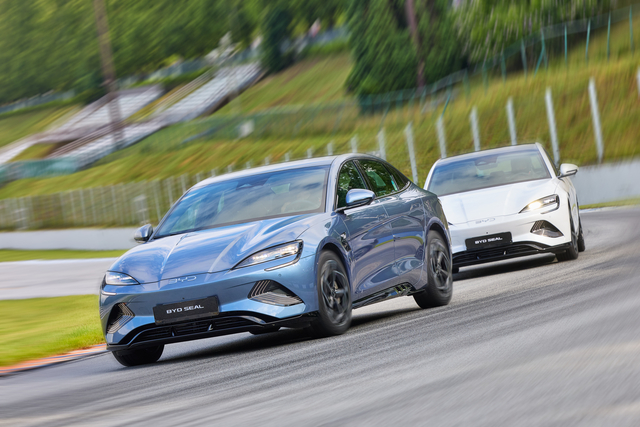 BYD 씰의 주행 모습. BYD코리아 제공