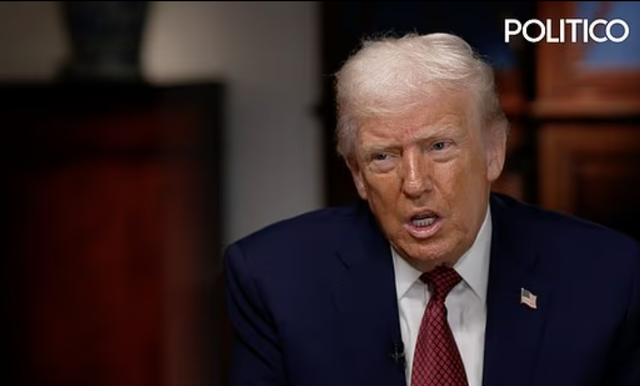 인터뷰 영상 갈무리.POLITICO