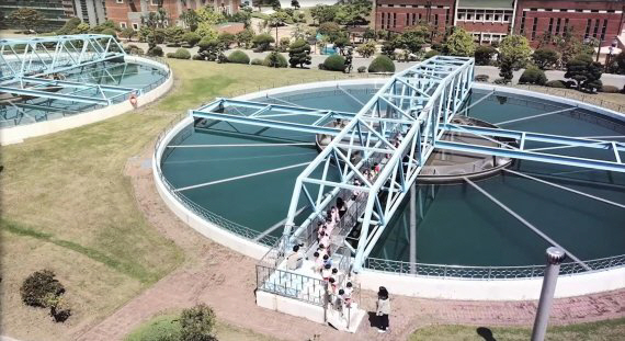 부산 동래구 명장정수장.[부산상수도사업본부]