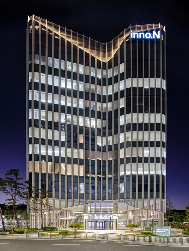 경기도 성남시 판교제2테크노밸리에 위치한 HK이노엔 스퀘어.HK이노엔 제공