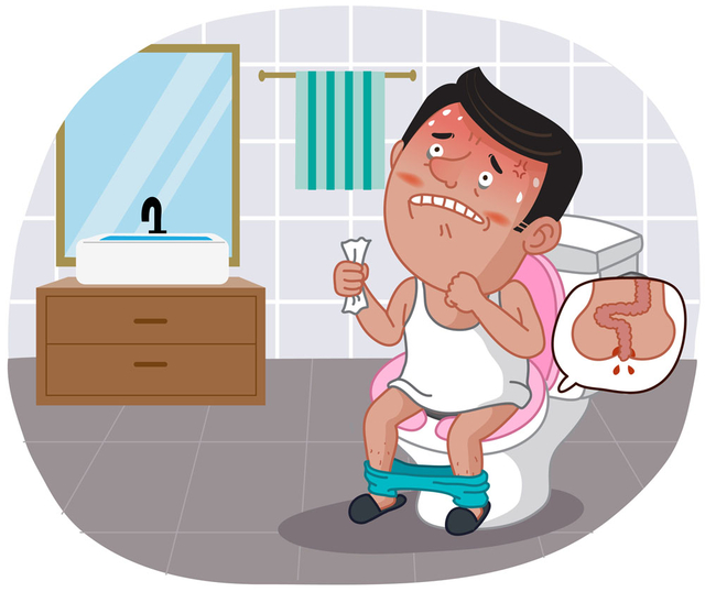 화장실 습관.아이클릭아트