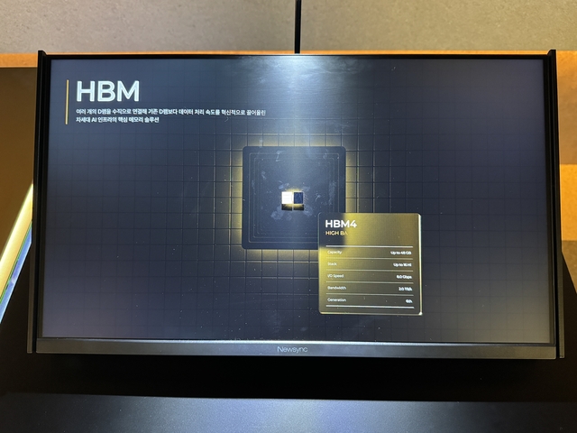 SK하이닉스 HBM4 제품 이미지.