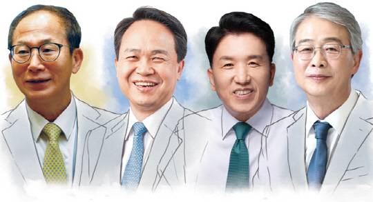 왼쪽부터 양종희 KB금융 회장,진옥동 신한금융 회장,함영주 하나금융 회장,<a href=