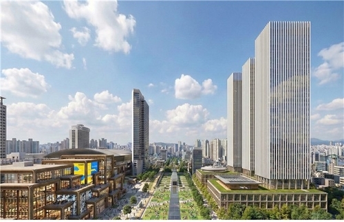 현대차 GBC 일대 개발 예상도.[서울시 제공]