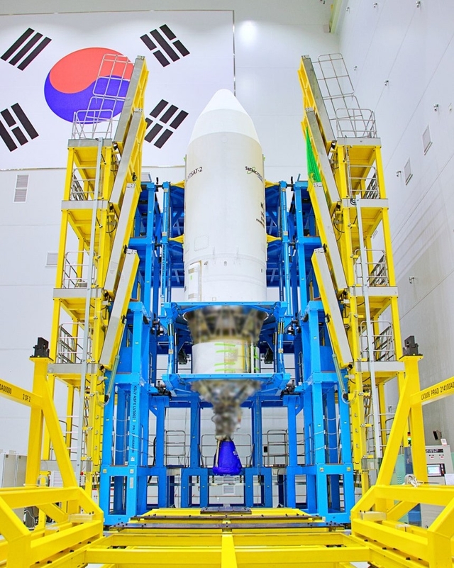 누리호의 페어링 모습.항우연 제공.