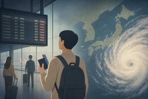 엔화 싸져 일본 갈까 했더니…‘트리플 <b>태풍</b>’에 여행객 고민