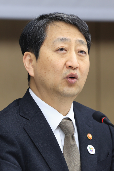 발언하는 안덕근 산업통상자원부 장관.사진:연합뉴스