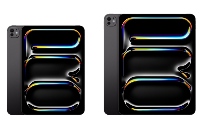 OLED 디스플레이가 적용된 아이패드 프로 11인치(왼쪽),13인치.〈사진 애플 홈페이지〉