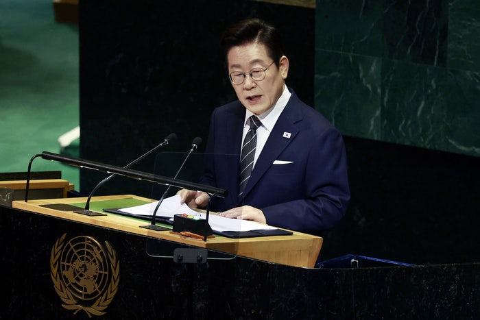 李 <b>대통령</b>, 유엔 기조연설 …'<b>북핵</b> E·N·D' 밝혔다