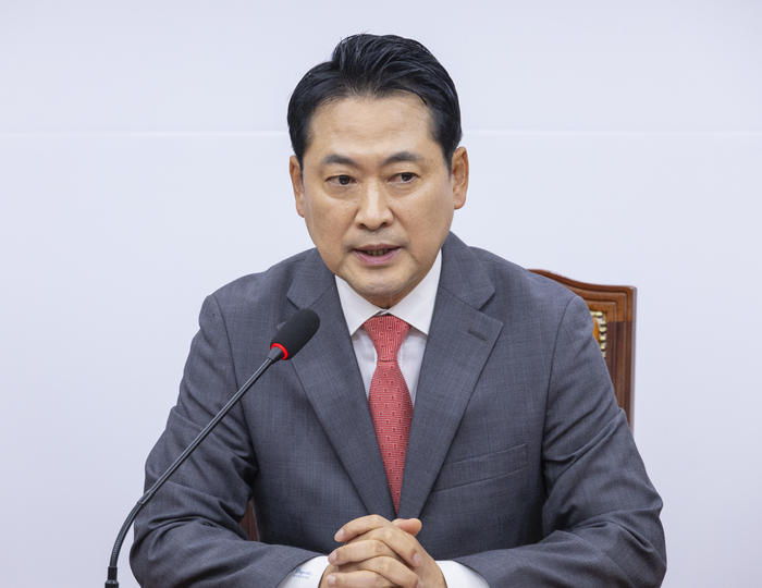 추석 연휴 앞두고 열린 국민의힘 장동혁 대표 기자간담회 (서울=연합뉴스) 황광모 기자 = 국민의힘 장동혁 대표가 2일 국회에서 추석 연휴를 앞두고 가진 기자간담회에서 물가