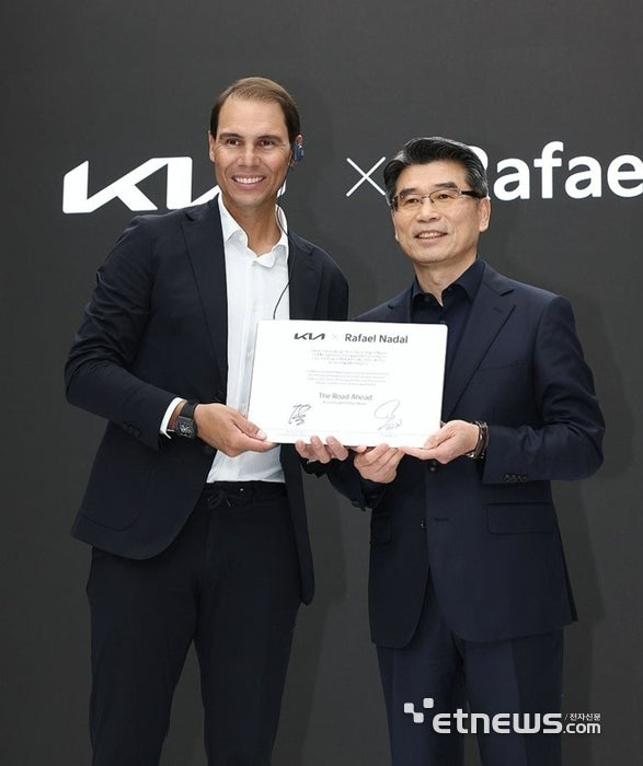 <b>기아</b>, '테니스 전설' <b>나달</b>과 <b>파트너십</b> 연장…21년 동행 이어가