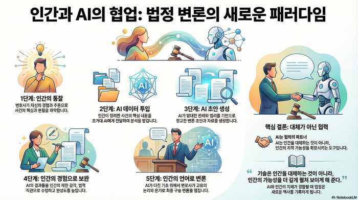 강민구 변호사가 '노트북 LM'을 통해 작업한 슬라이드 이미지.강민구 변호사 제공