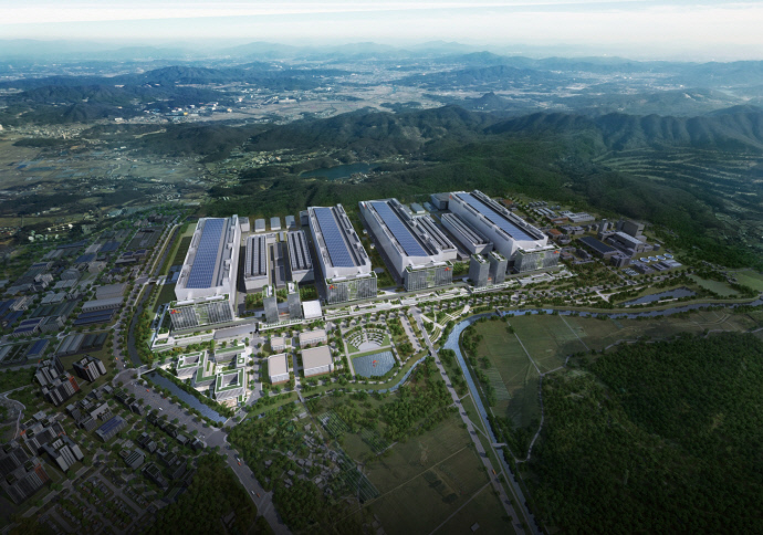 용인시 처인구 원삼면 일대에 들어서는 반도체클러스터 조감도.사진=SK하이닉스