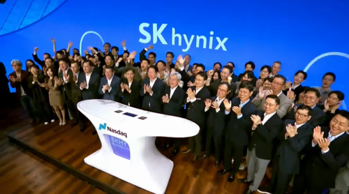 SK<b>하이닉스 ADR</b> 상장…미국 나스닥 시장서 거래 개시