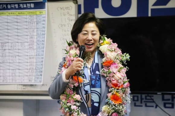 [4.10 총선] 민주 <b>남인순</b>, '접전 끝' 서울 송파병 당선