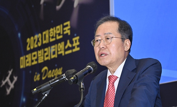 Hong Joon-pyo Mayor of Daegu [Photo=Daegu City]