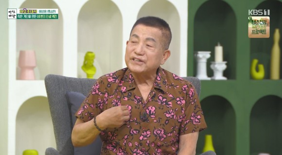 '뽀빠이 아저씨' 방송인 이상용 씨가 9일 향년 81세로 세상을 떠났다.사진은 KBS '아침마당'에 출연한 이상용.[사진=KBS]