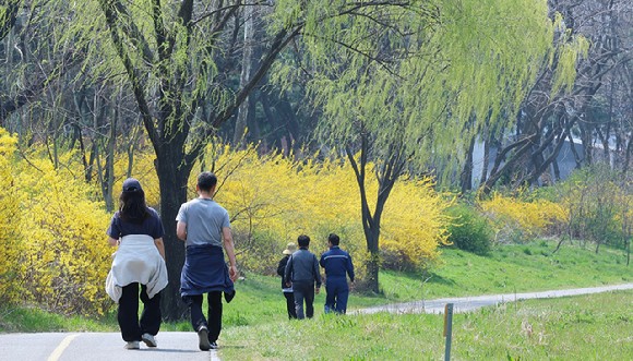 가볍게 뛰기,자전거 타기,빠르게 걷기 등 운동을 꾸준히 하면 심혈관질환 재발 위험이 낮아졌다.[사진=연합뉴스]
