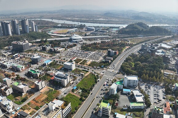 전남 나주시 나주역 일대 전경. [사진=나주시]