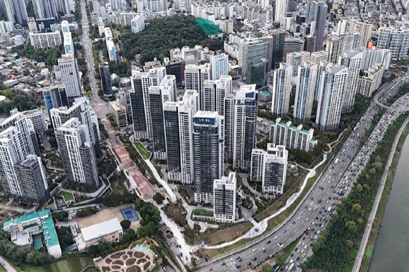 View of 'Cheongdam L'Ell' [Photo= Lotte E&C]