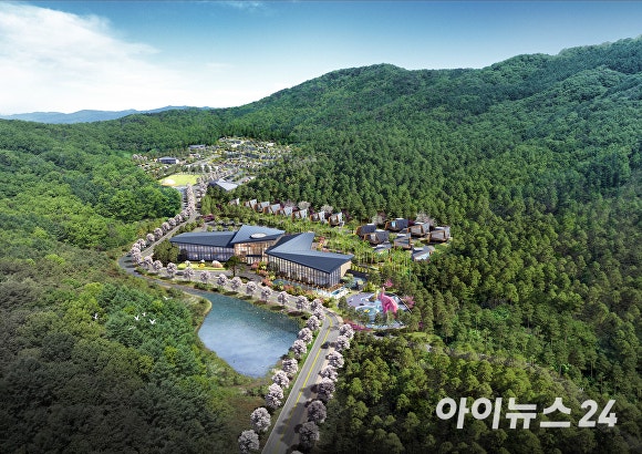 코베아 캠핑랜드 클럽하우스 조감도. [사진=아이뉴스24 DB]