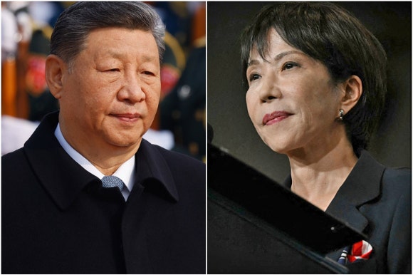 시진핑 중국 국가주석(왼쪽)과 다카이치 사나에 일본 총리.[사진=연합뉴스]