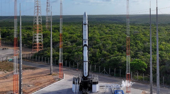 브라질 발사장에서 첫 상업 발사 준비를 마친‘한빛-나노’가 우리나라 시간 18일 우주로 발사된다.[사진=이노스페이스]