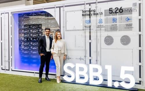 삼성SDI의 에너지저장장치(ESS)용 중대형 배터리 제품.[사진=삼성SDI]