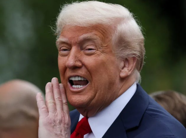 도널드 트럼프 미국 대통령이 지난 4월 21일 미국 백악관에서 부활절 행사에 참석하고 있다.[사진=로이터/연합뉴스]