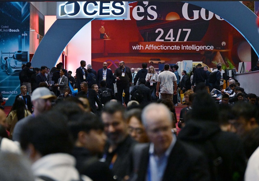 세계 최대 가전·정보기술(IT) 전시회 CES 2025 개막일인 지난 1월 7일 오전(현지시간) 미국 네바다주 라스베이거스 컨벤션센터(LVCC)가 관람객으로 북적이고 있다.[사진=연합뉴스]