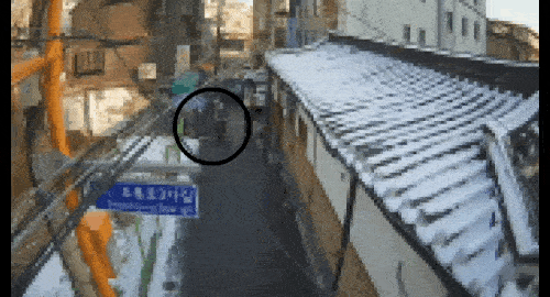 사고 당시 CC(폐쇄회로)TV 영상 [사진=김양 아버지 제공/연합뉴스]