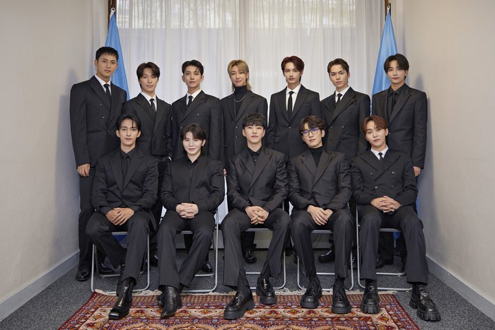 <b>세븐틴 유네스코</b> 연설 “서로 가르치고 배우는 것이 우리의 성장법”