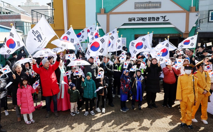 ‘빼앗긴 조국, 그날의 함성’…<b>광주 고려인마을</b>서 3·1절 만세운동 재연