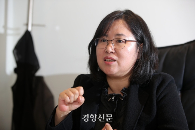 권경애 변호사.  경향신문 자료사진
