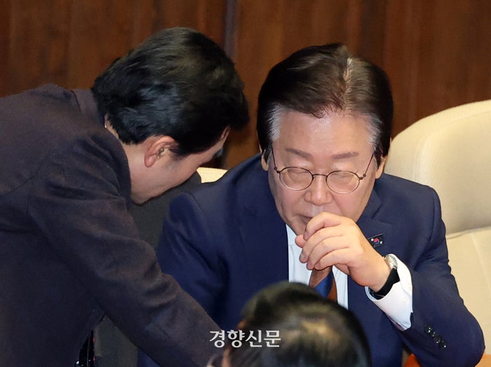 [속보] 민주 “<b>내란 특검법 협상</b>, 현재 시간 <b>결렬</b>…민주당 안 의결엔 신...