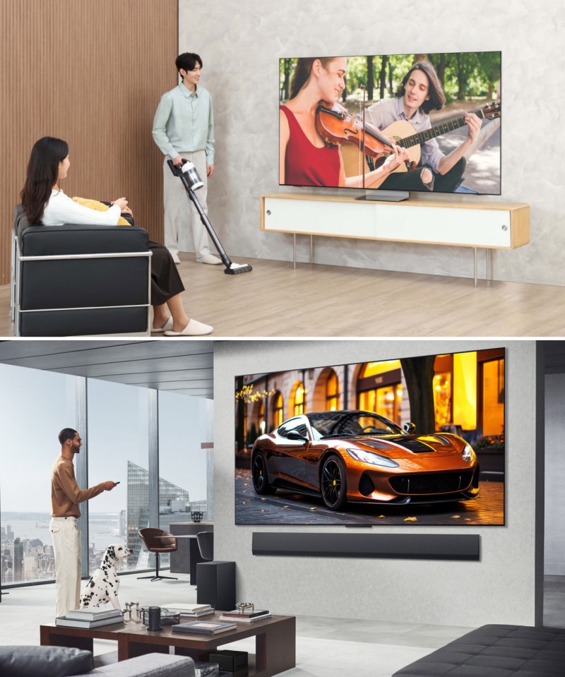 삼성·LG전자, 프리미엄 TV에 AI 기능 강화 경쟁…더 볼만해졌다