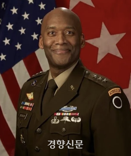 제이비어 브런슨 주한미군사령관 (한 ·미연합사령관·유엔군사령관 겸직).  미국 육군 제공