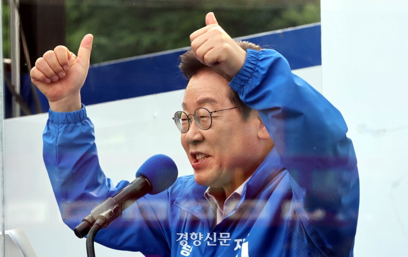 이재명, ‘한강 벨트’ 찾아···“‘<b>윤석열</b> 아바타’ 승리하면 내란수...