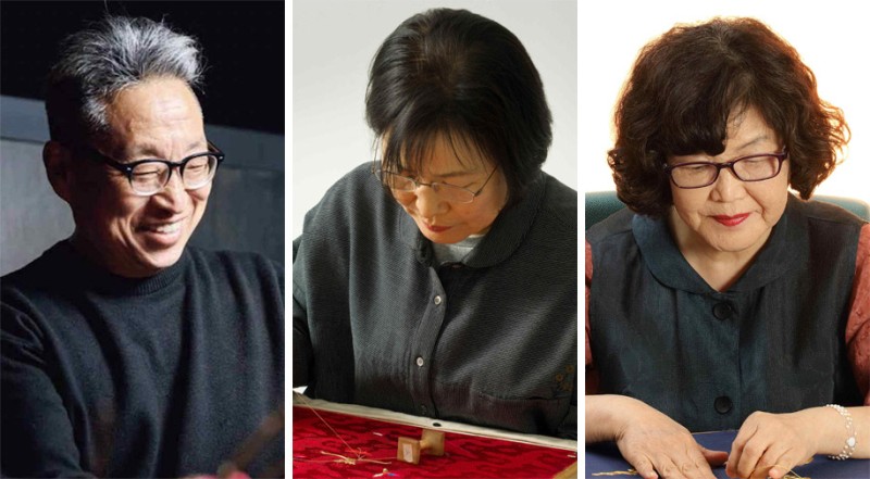 ‘궁중채화’ 최성우, ‘자수장’ 김영이·김영희씨 국가무형유산 보유자로
