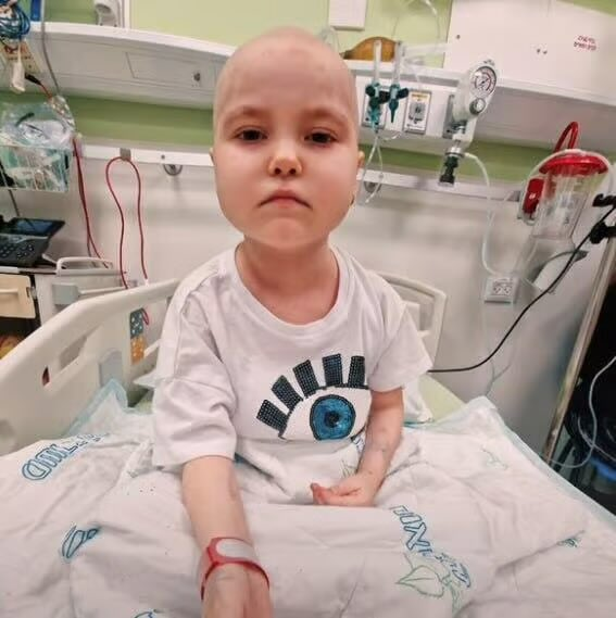 백혈병 치료를 받기 위해 우크라이나에서 이스라엘로 이주했다가 이란 공습에 사망한 나스티아 보릭(7). 이스라엘 정부 엑스 갈무리