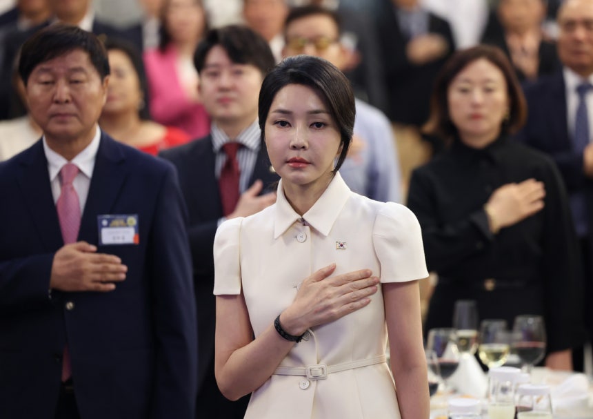 윤석열 전 대통령의 부인 김건희 여사/연합뉴스
