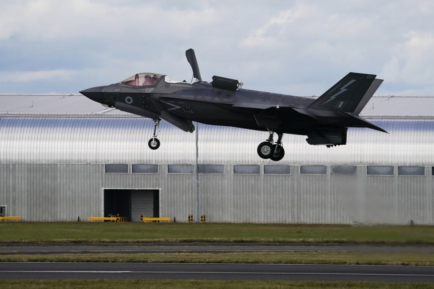 영국의 F-35 전투기. AP연합뉴스