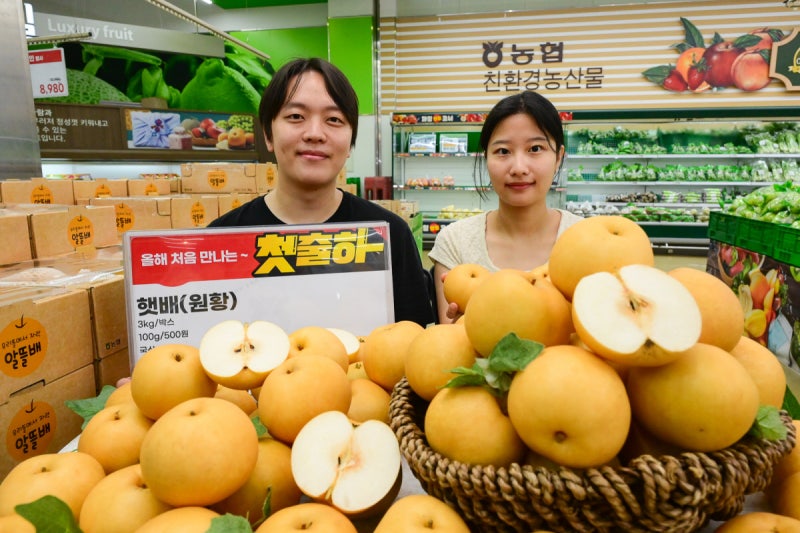 “햇배 나왔어요”[포토뉴스]